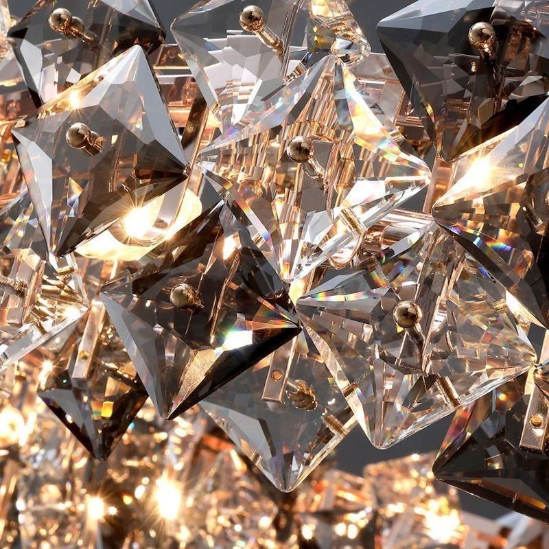 Evropský skleněný lustr Creative Light Luxusní závěsné osvětlení