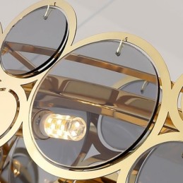 Evropský skleněný lustr Creative Light Luxusní závěsné světlo