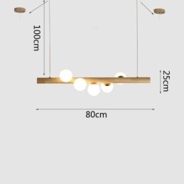 Závěsné svítidlo Magic Bean Light Wood Strip