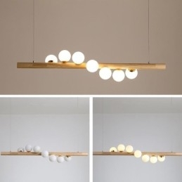 Závěsné svítidlo Magic Bean Light Wood Strip