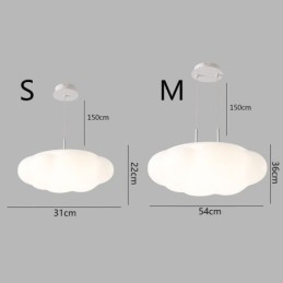 Závěsné svítidlo Creative White Cloud Závěsné světlo