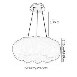Závěsná severská lampa Kreativita ve tvaru dýně závěsná světla