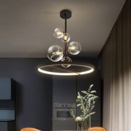 Moderní závěsná svítidla Lustr Skleněná bublina závěsné světlo