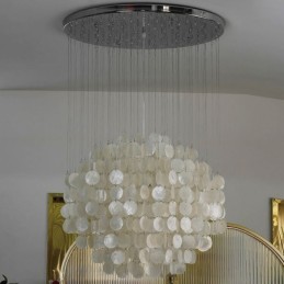 Moderní skořepinové závěsné svítidlo Současné závěsné stropní osvětlení Jídelna