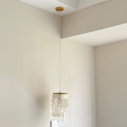 Moderní závěsné svítidlo Capiz Současné mini závěsné stropní osvětlení Jídelna