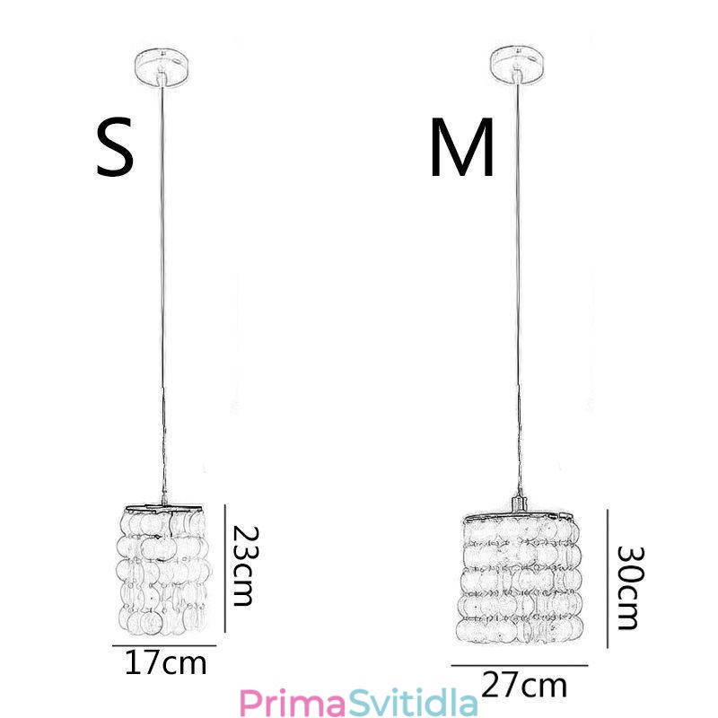 Moderní závěsné svítidlo Capiz Současné mini závěsné stropní osvětlení Jídelna