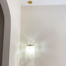 Moderní závěsné svítidlo Capiz Současné mini závěsné stropní osvětlení Jídelna