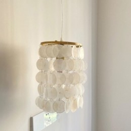 Moderní závěsné svítidlo Capiz Současné mini závěsné stropní osvětlení Jídelna