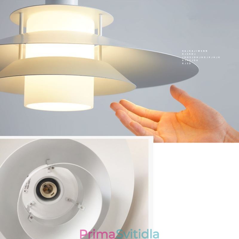 Severské hliníkové závěsné svítidlo Moderní minimalistické stropní osvětlení