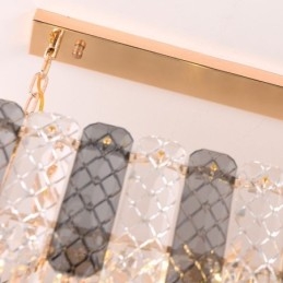 Moderní křišťálové závěsné svítidlo Luxusní oválné závěsné svítidlo