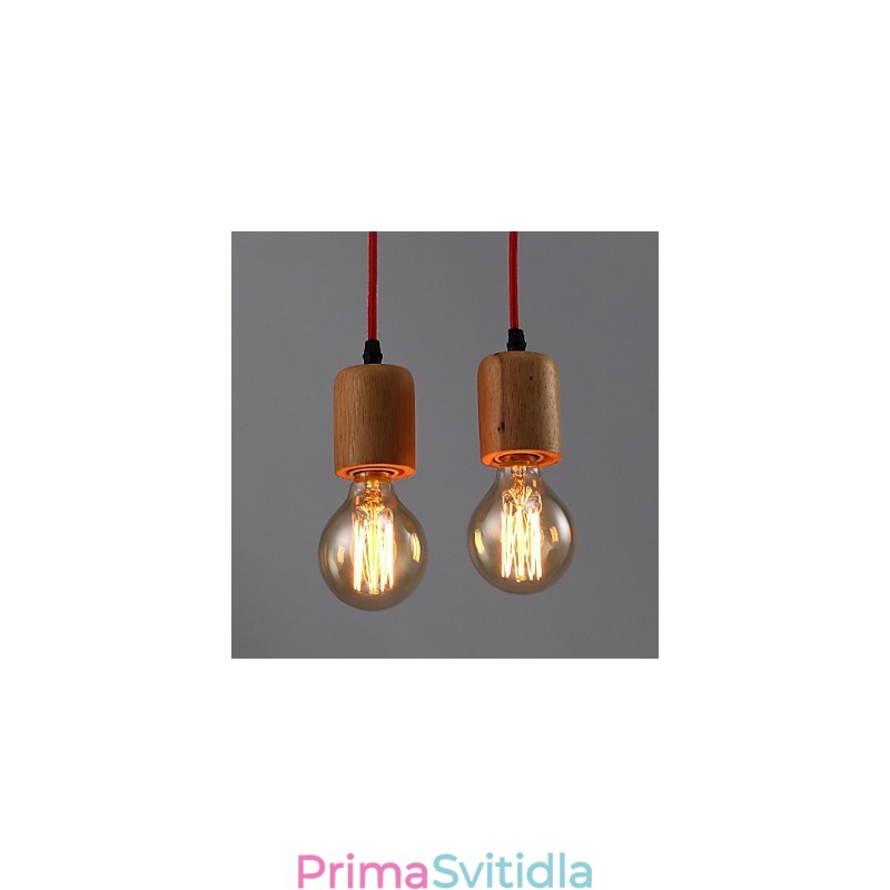 Lustr Mini styl moderního současného dřeva bambus