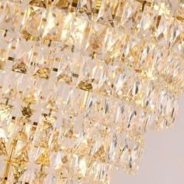 Evropská křišťálová závěsná kónická závěsná lampa