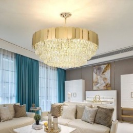 Moderní závěsné svítidlo Crystal kulaté závěsné stropní svítidlo