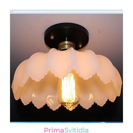 Imitace nefritového skla Retro 1 Head Lotus Stropní světlo Imitace nefritového skla Retro 1 Head Lotus Stropní světlo