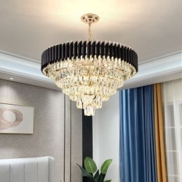 Luxusní křišťálové závěsné svítidlo Stropní svítidlo 6 9 12 Světla