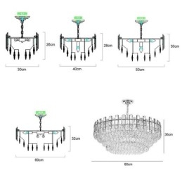 Evropské závěsné svítidlo Moderní K9 Crystal Lighting