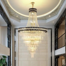 Luxusní závěsné křišťálové stropní svítidlo