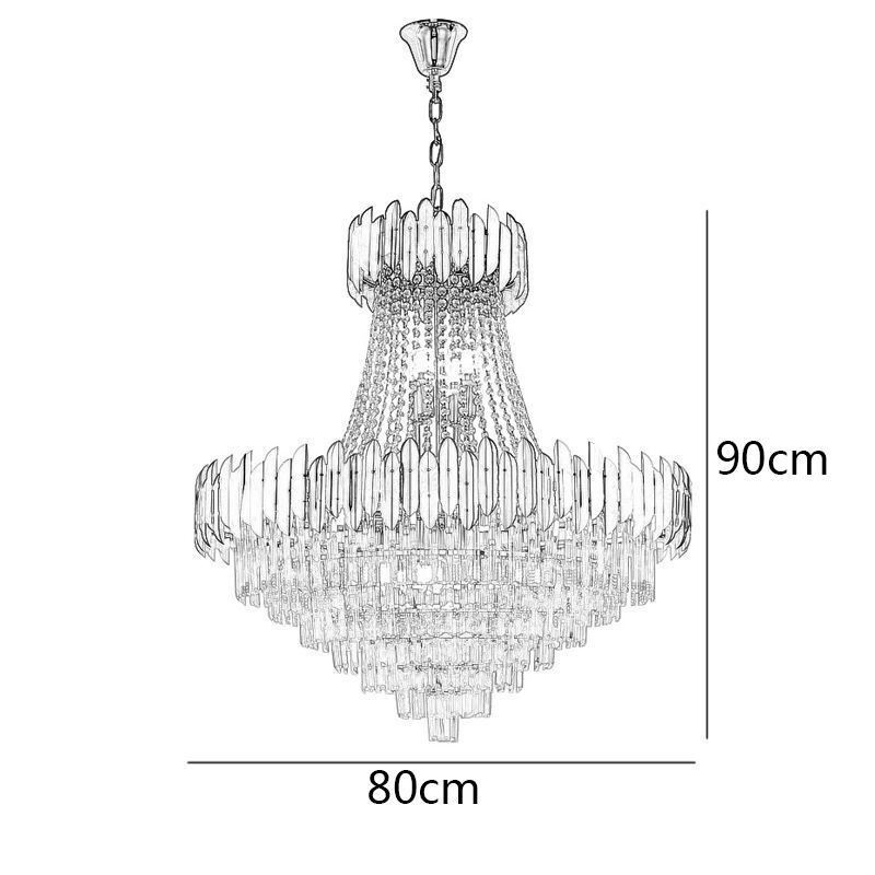 Klasické stropní závěsné svítidlo K9 Crystal