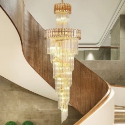 Moderní křišťálové luxusní závěsné svítidlo Závěsné svítidlo