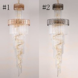 Moderní křišťálové luxusní závěsné svítidlo Závěsné svítidlo