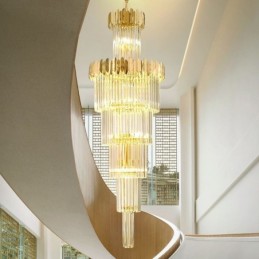 Moderní křišťálové stropní svítidlo závěsné svítidlo Jídelní foyer