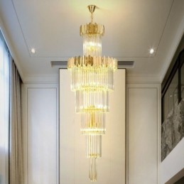 Moderní křišťálové stropní svítidlo závěsné svítidlo Jídelní foyer