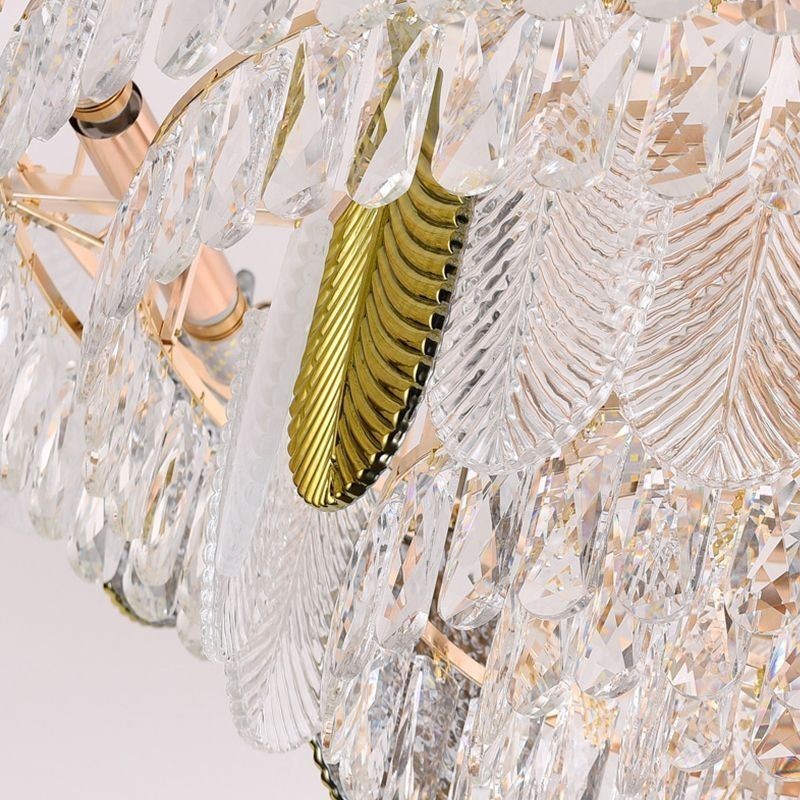 Luxusní křišťálové stropní svítidlo Leaf Pendant