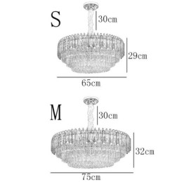 Křišťálové závěsné svítidlo Luxusní stropní osvětlení 12 16 světel