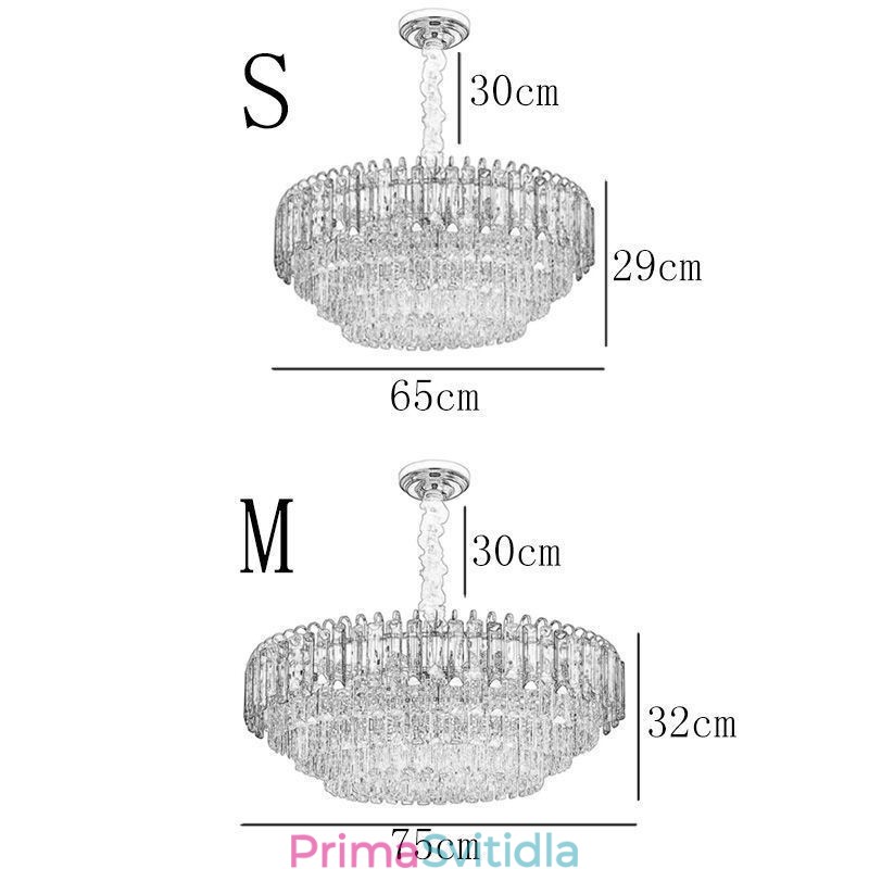 Křišťálové závěsné svítidlo Luxusní stropní osvětlení 12 16 světel