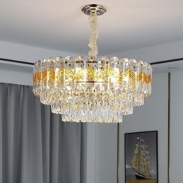 Luxusní závěsné svítidlo křišťálové stropní svítidlo 9 12 16 Světla