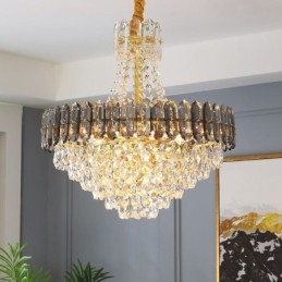 Křišťálové závěsné světlo Kónické závěsné svítidlo Light