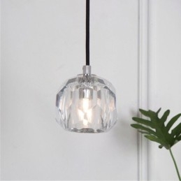 Mordern Crystal Fotbalový míč Tvar Stropní světlo Závěsná světla