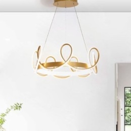 Moderní závěsné světlo Crown Pendant Light Aluminium 1 Light
