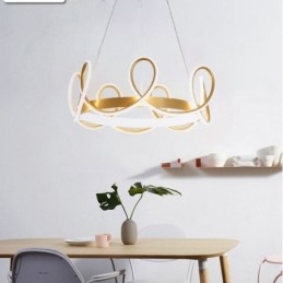 Moderní závěsné světlo Crown Pendant Light Aluminium 1 Light