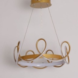 Moderní závěsné světlo Crown Pendant Light Aluminium 1 Light