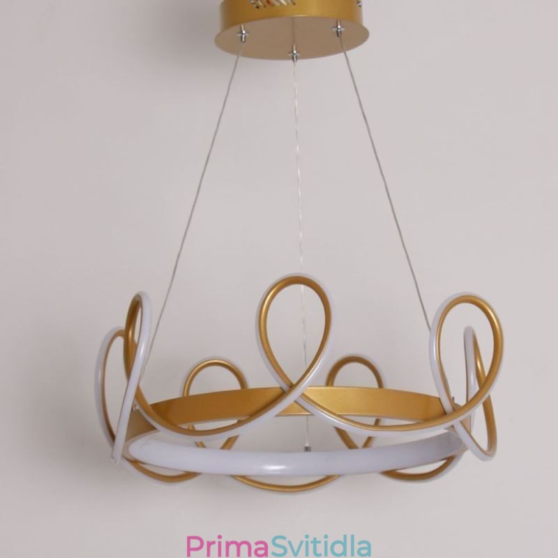 Moderní závěsné světlo Crown Pendant Light Aluminium 1 Light