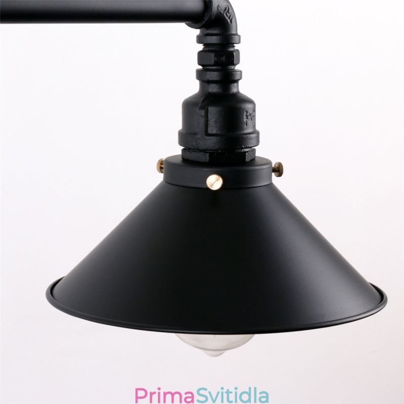 3 Light Retro Industrial Vintage Závěsný lustr na vodní dýmku ve venkovském rustikálním stylu