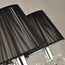 Elegantní křišťálový lustr s 12 světly