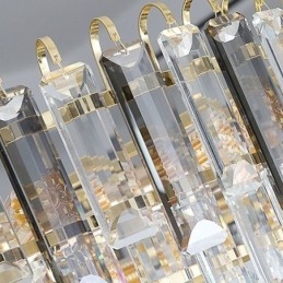 Obdélníkové závěsné svítidlo Crystal Stropní svítidlo