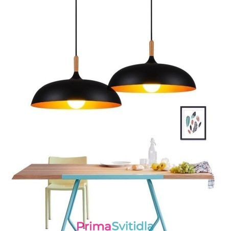 Moderní závěsné svítidlo Minimalistické dekorativní svítidlo černá bílá Moderní závěsné svítidlo Minimalistické dekorativní svítidlo černá bílá