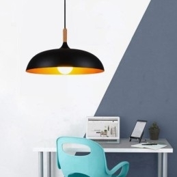 Moderní závěsné svítidlo Minimalistické dekorativní svítidlo černá bílá