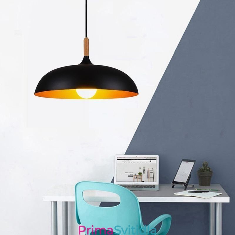 Moderní závěsné svítidlo Minimalistické dekorativní svítidlo černá bílá