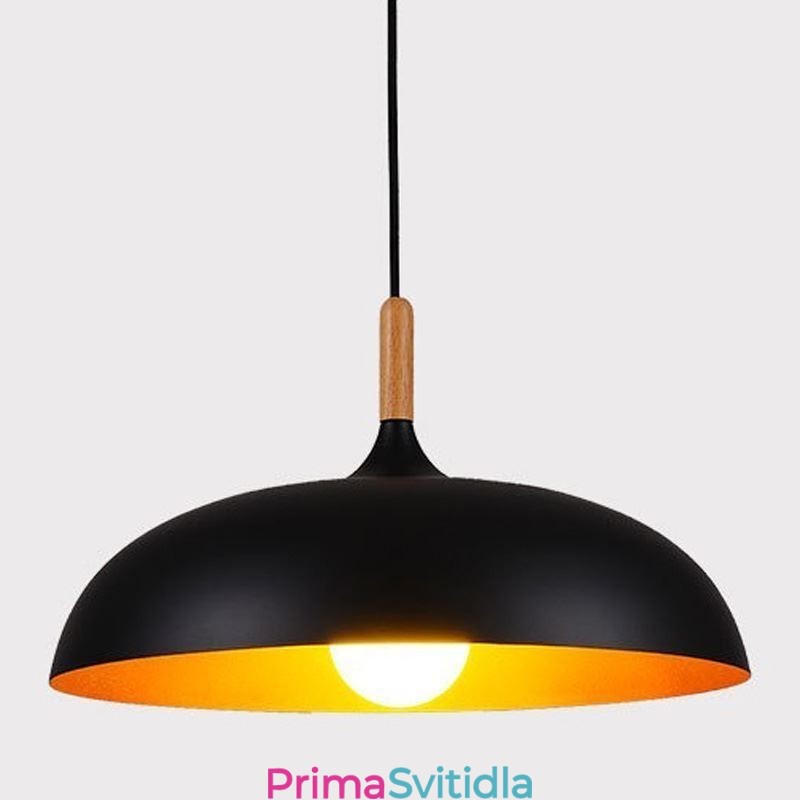 Moderní závěsné svítidlo Minimalistické dekorativní svítidlo černá bílá