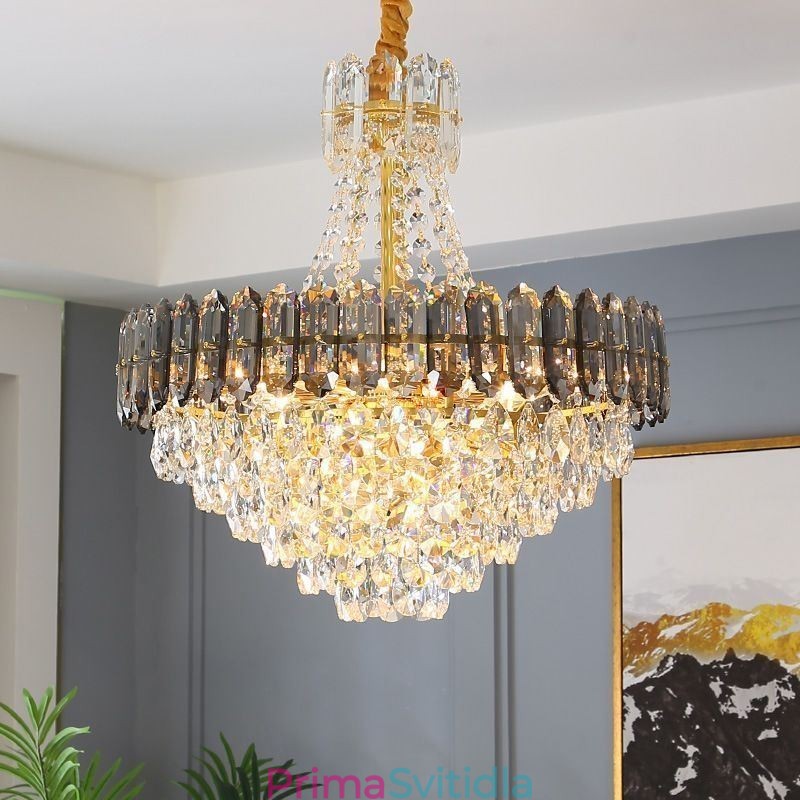 Křišťálové závěsné světlo Kónické závěsné svítidlo Light