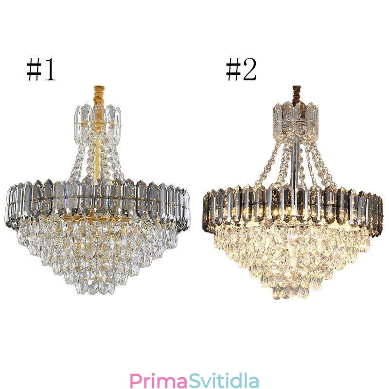 Křišťálové závěsné světlo Kónické závěsné svítidlo Light