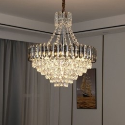 Křišťálové závěsné světlo Kónické závěsné svítidlo Light