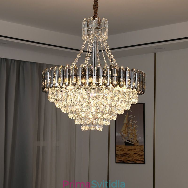 Křišťálové závěsné světlo Kónické závěsné svítidlo Light