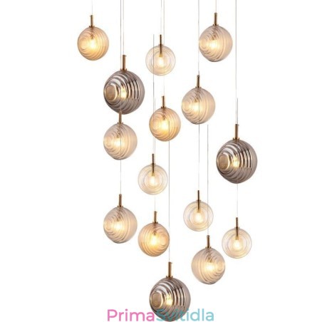 Skleněné závěsné světlo kreativní dekorativní skleněné koule Loft Skleněné závěsné světlo kreativní dekorativní skleněné koule Loft