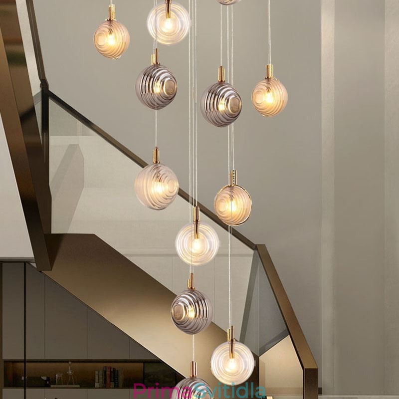 Skleněné závěsné světlo kreativní dekorativní skleněné koule Loft
