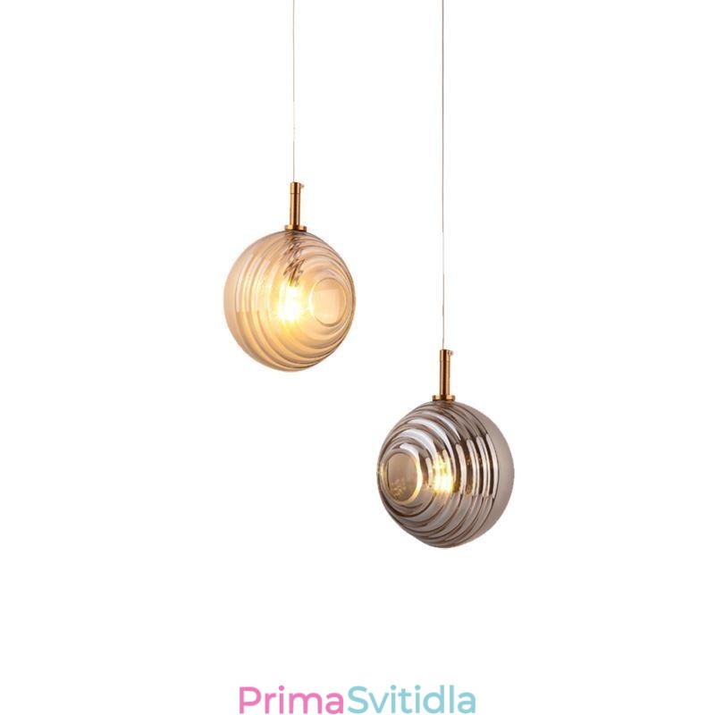 Skleněné závěsné světlo kreativní dekorativní skleněné koule Loft